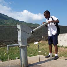 Student Drawing Water