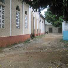 Side View of Large Church