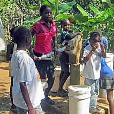 Drinking from New Well