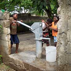 Children Drawing Water