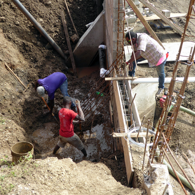 Building a support Buttress