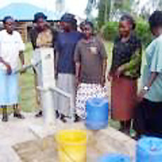 School Children by New Well