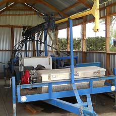 Newly repaired Rig Trailer