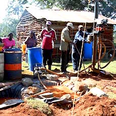 Drilling Well in Progress