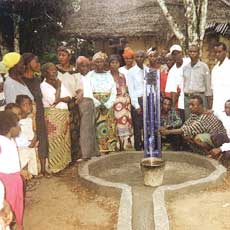 Villagers Dedicating New Well