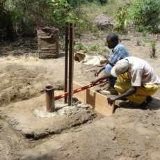 Working on the New Well