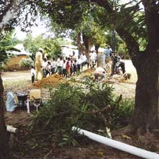 Working on new well