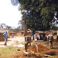 Working on the New Well