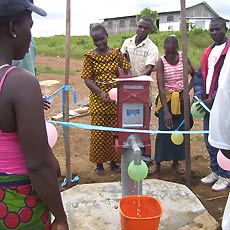 New Afridev Handpump