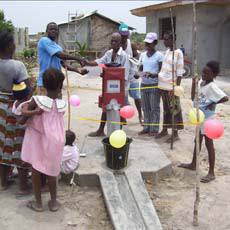 Celebrating the New Hand Pump