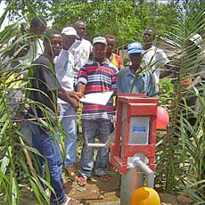 Celebrating New Hand Pump