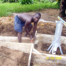 Preparing Pump Pad