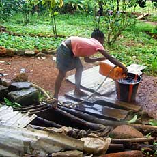 Drawing Water from Old Dug Well