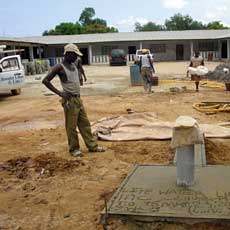Pouring New Pump Pad
