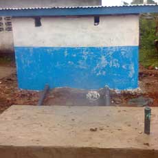 Back View of Washroom