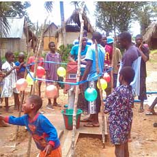 Celebrating New Town Well