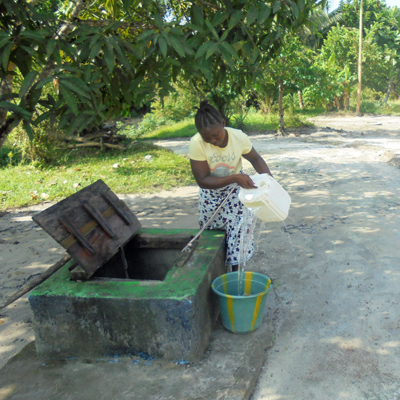 Old contaminated water source