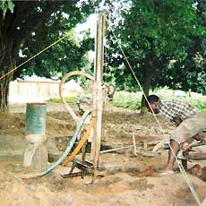 Drilling in Progress