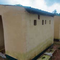 Side View of Washroom